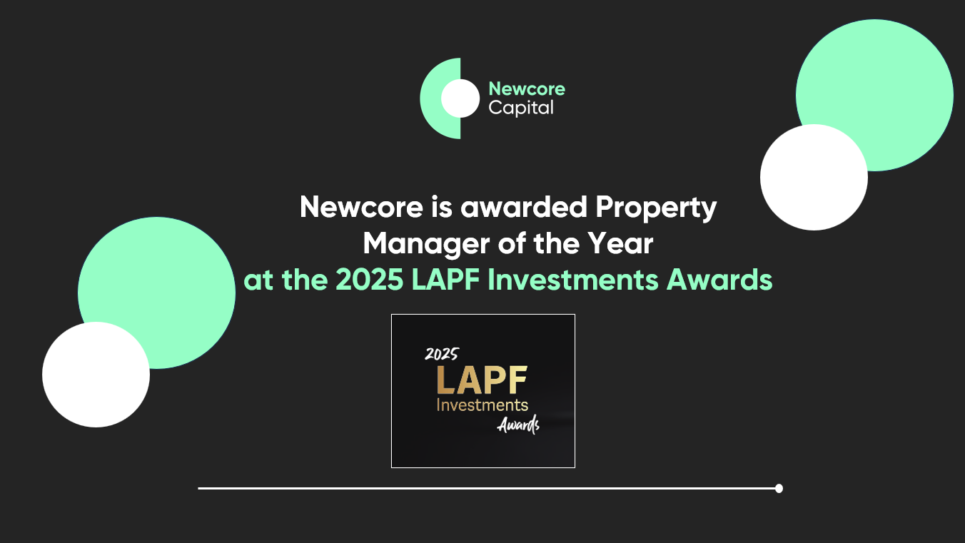 Newcore wins Property Manager of the year at the 2025 LAPF Investments Awards